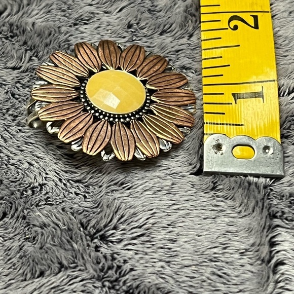 Carolyn Pollack Southwestern Copper Sunflower Jewelry Set - Picture 2 of 12